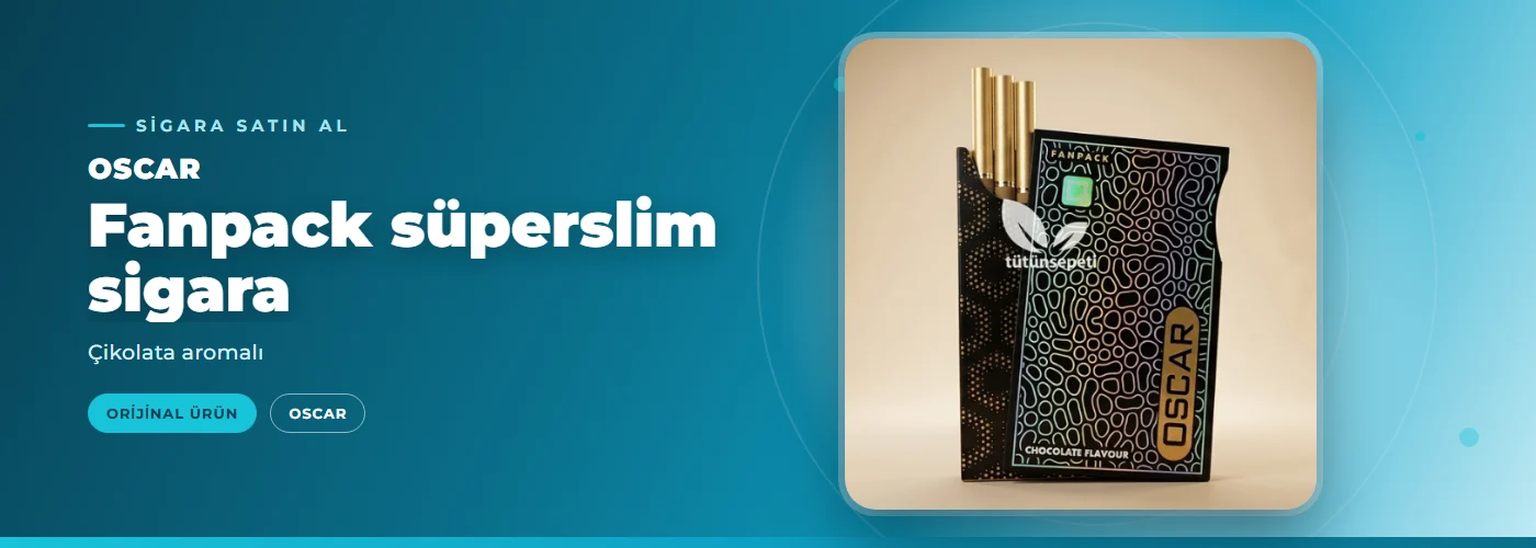 Oscar Fanpack süperslim sigara Satın Al – Çikolata aromalı