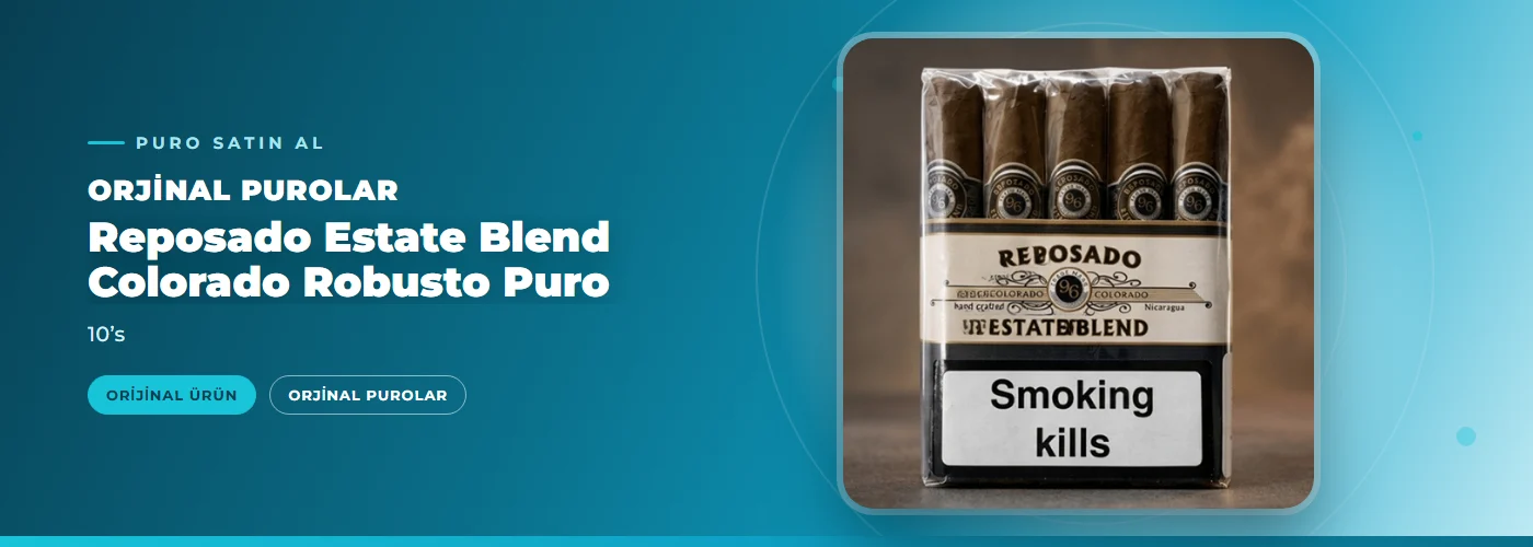 Reposado Estate Blend Colorado Robusto Puro – 10’s