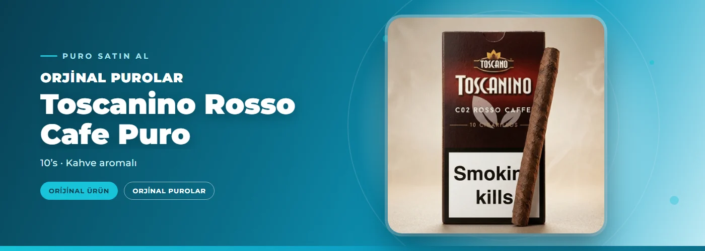 Toscanino Rosso Cafe Puro – 10’s – Kahve aromalı