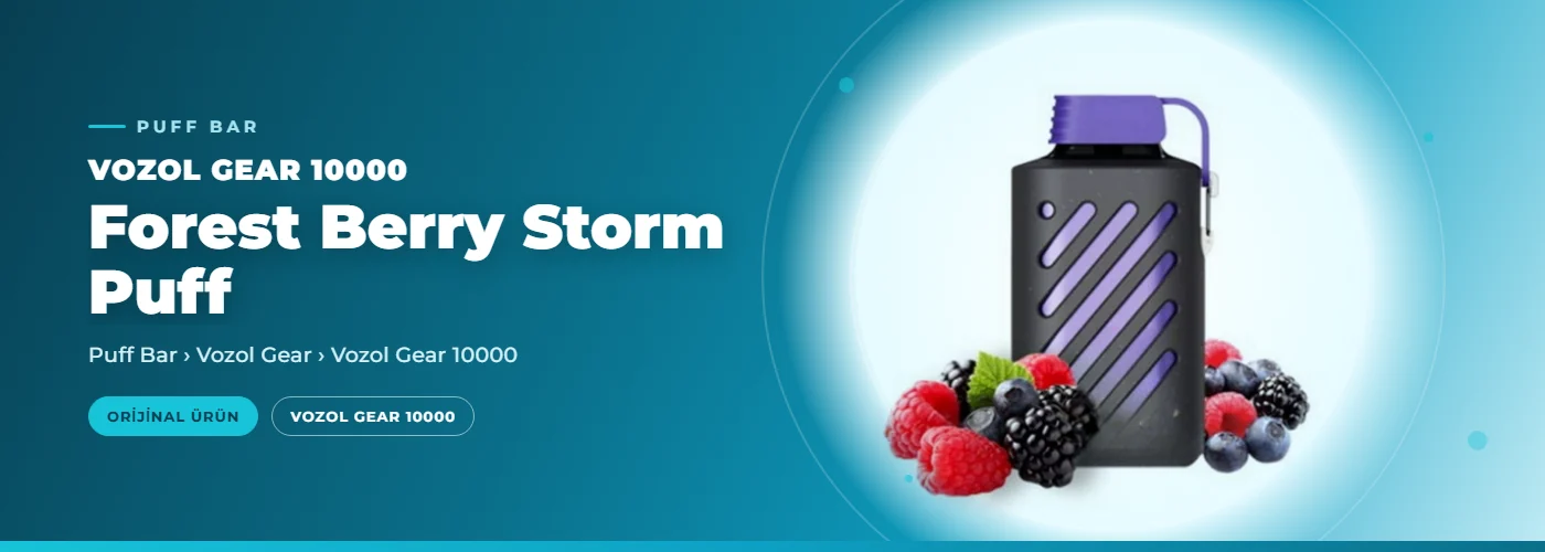 Vozol Gear 10000 Forest Berry Storm Puff
