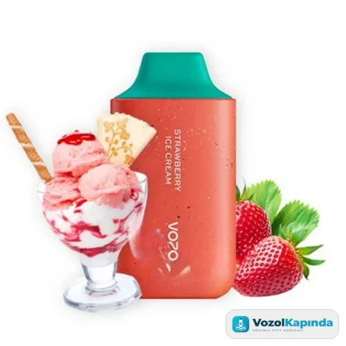 Vozol Star 6000 Strawberry ice cream Puff