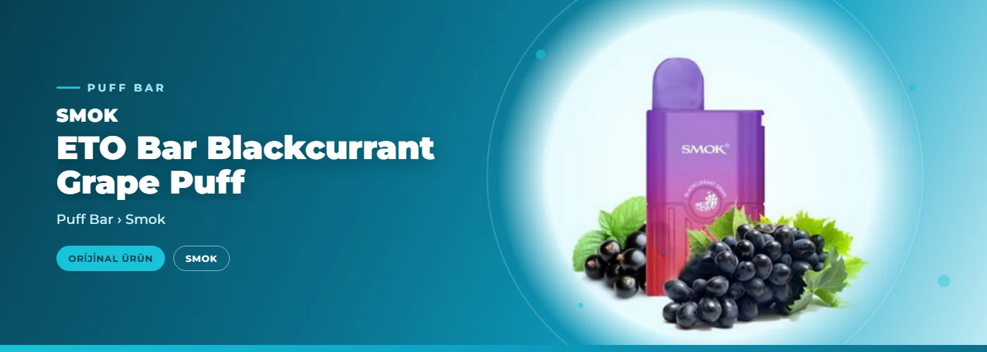 Smok ETO Bar Blackcurrant Grape Puff