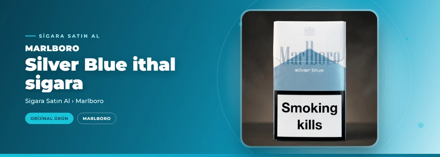 Marlboro Silver Blue ithal sigara