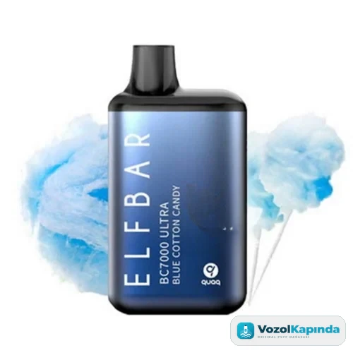 Elf Bar Bc7000 Ultra Blue Cotton Candy Puff