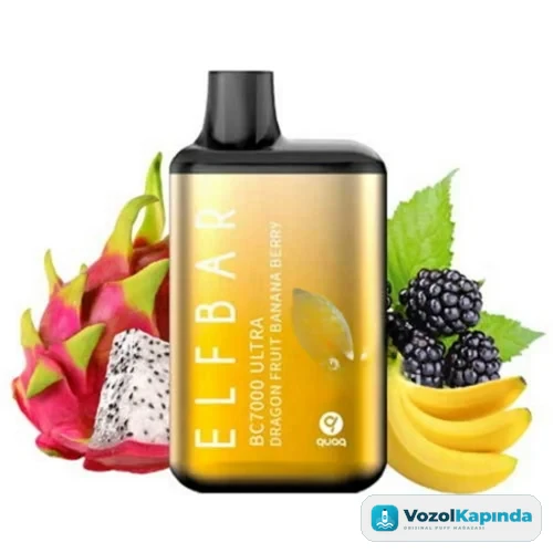 Elf Bar Bc7000 Ultra Dragon Fruit Banana Berry Puff
