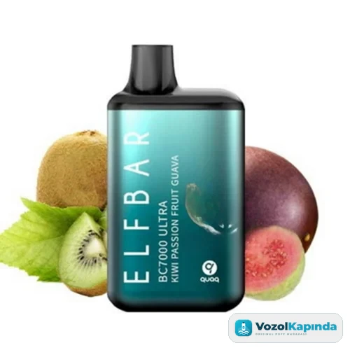 Elf Bar Bc7000 Ultra Kiwi Passion Fruit Guava Puff
