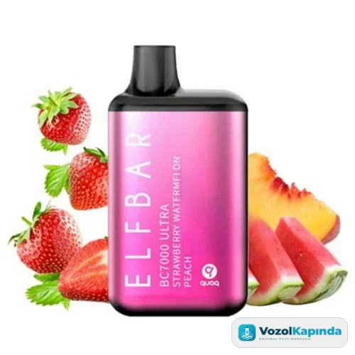 Elf Bar Bc7000 Ultra Strawberry Watermelon Peach Puff