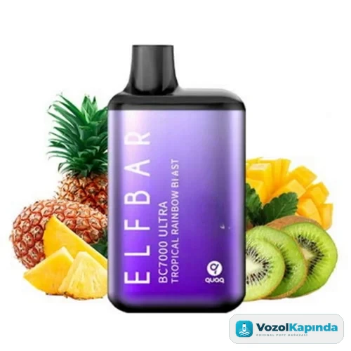 Elf Bar Bc7000 Ultra Tropical Rainbow Blast Puff