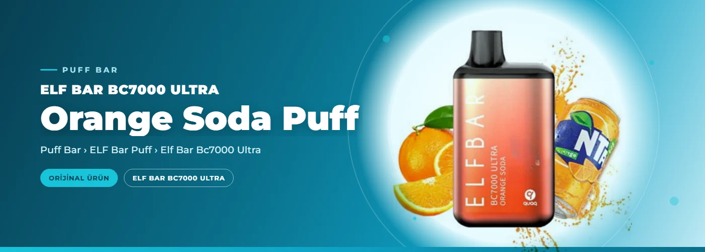 Elf Bar Bc7000 Ultra Orange Soda Puff