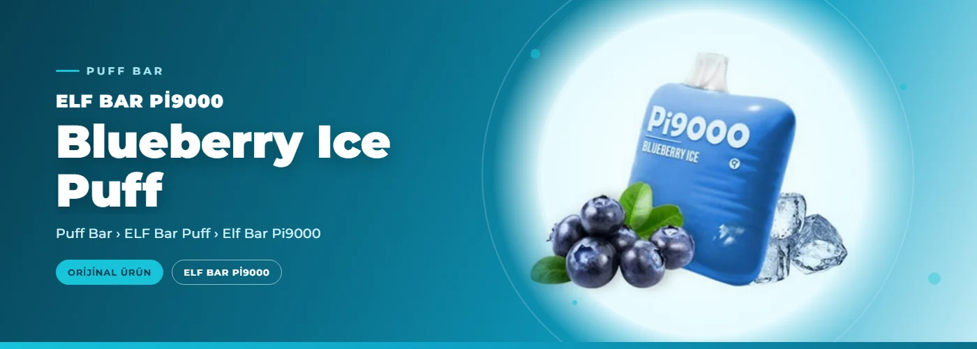 Elf Bar Pi9000 Blueberry Ice Puff