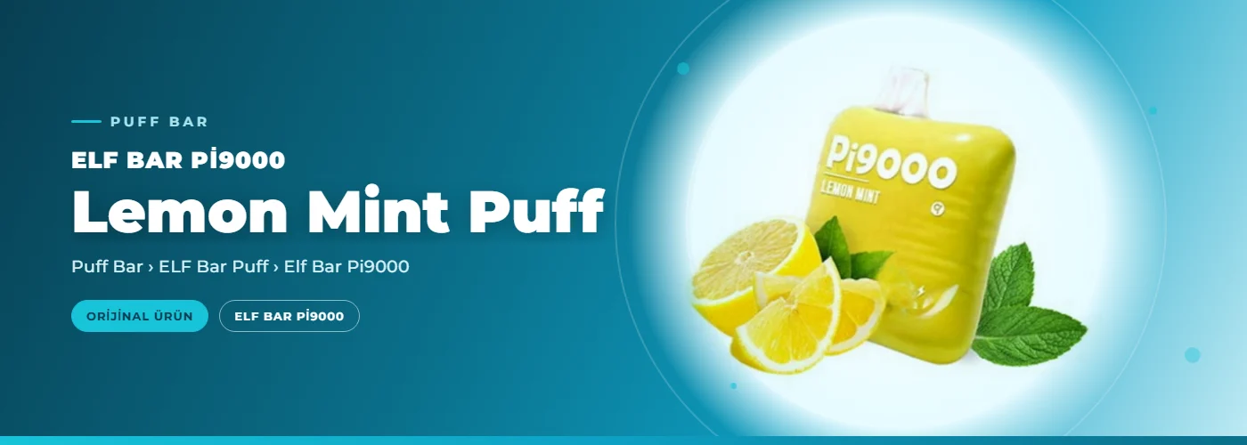 Elf Bar Pi9000 Lemon Mint Puff