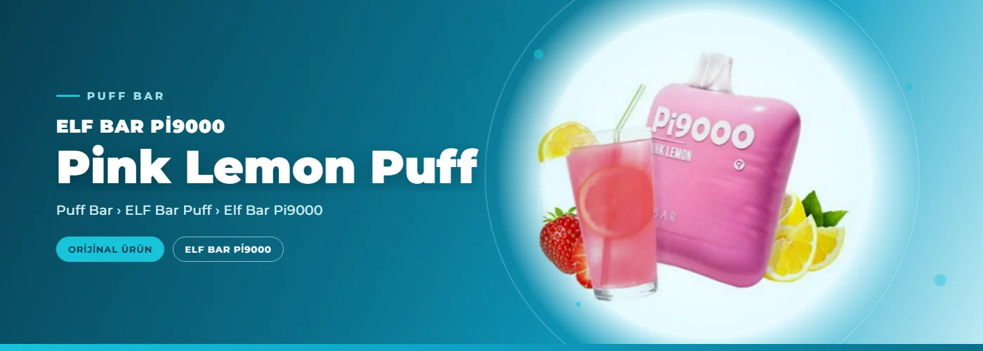 Elf Bar Pi9000 Pink Lemon Puff