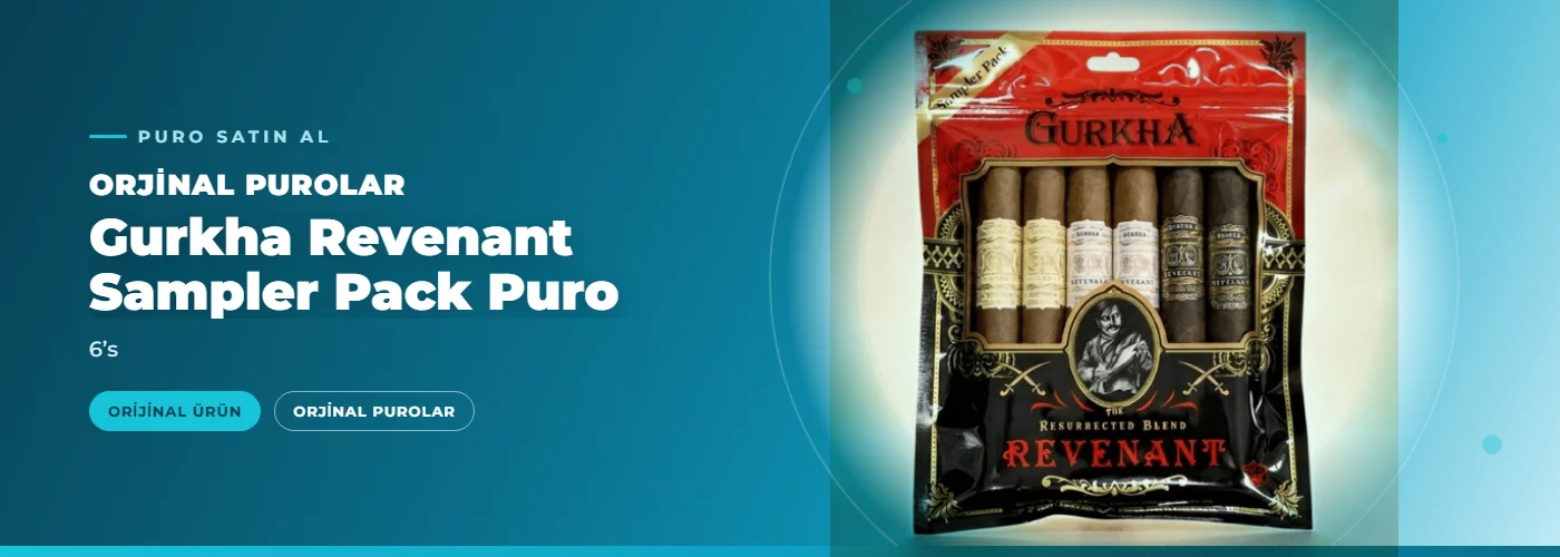 Gurkha Revenant Sampler Pack Puro – 6’s