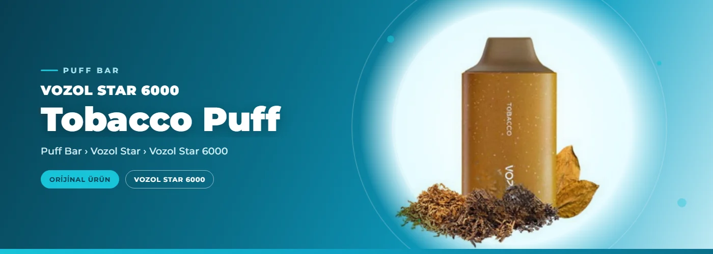 Vozol Star 6000 Tobacco Puff