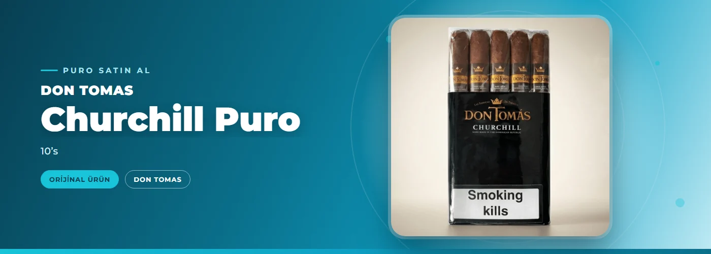 Don Tomas Churchill Puro – 10’s