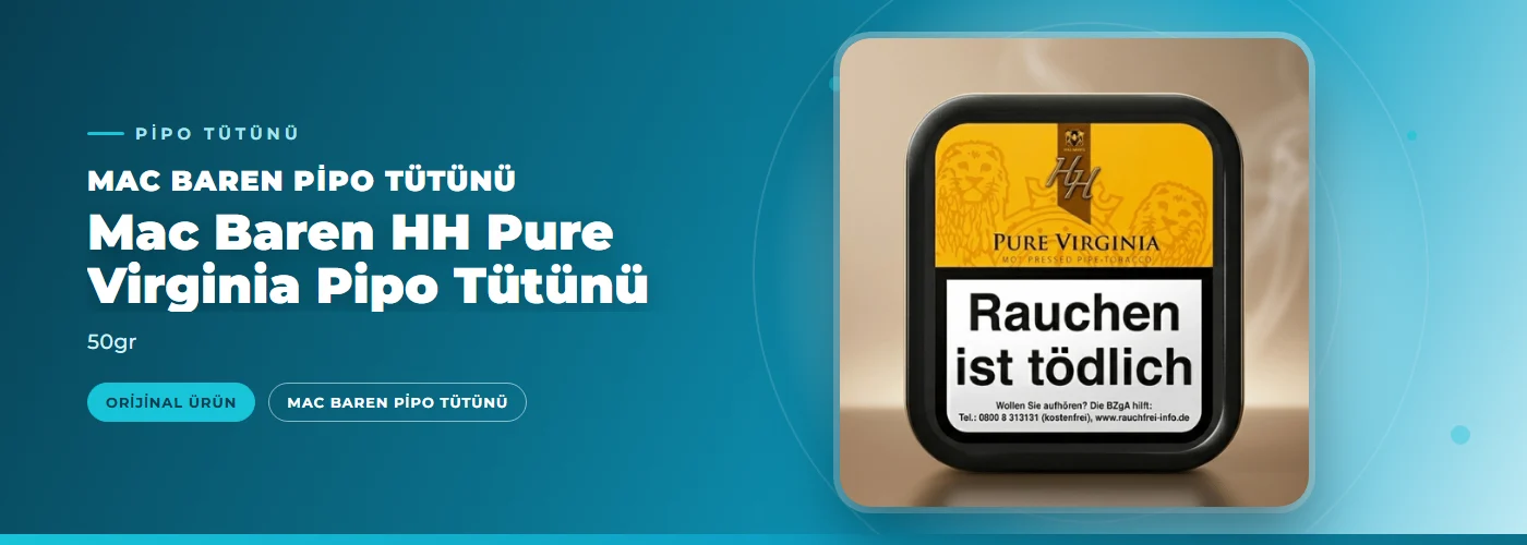 Mac Baren HH Pure Virginia Pipo Tütünü – 50gr