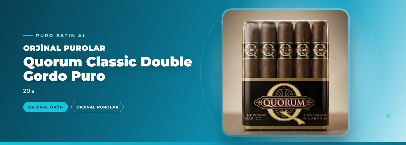 Quorum Classic Double Gordo Puro – 20’s