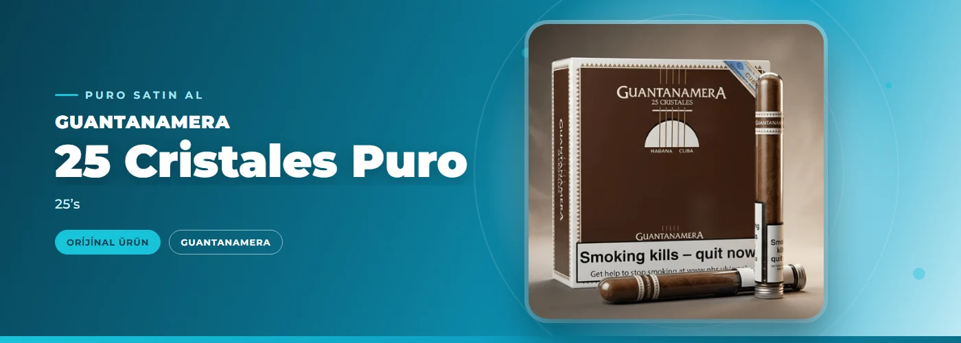 Guantanamera 25 Cristales Puro – 25’s