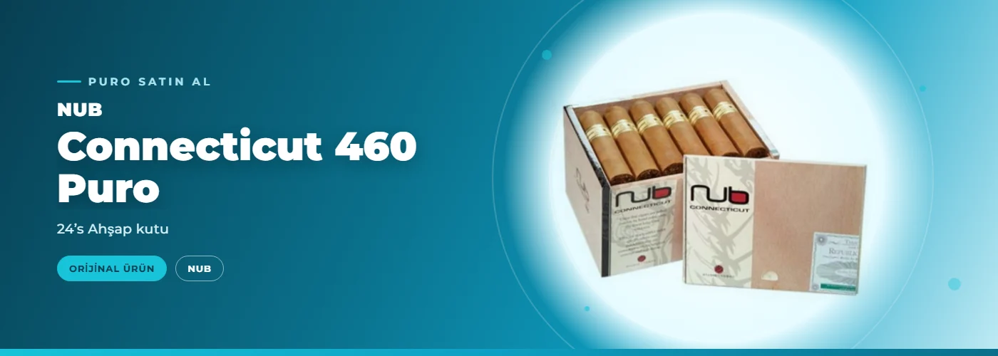 Nub Connecticut 460 Puro – 24’s Ahşap kutu