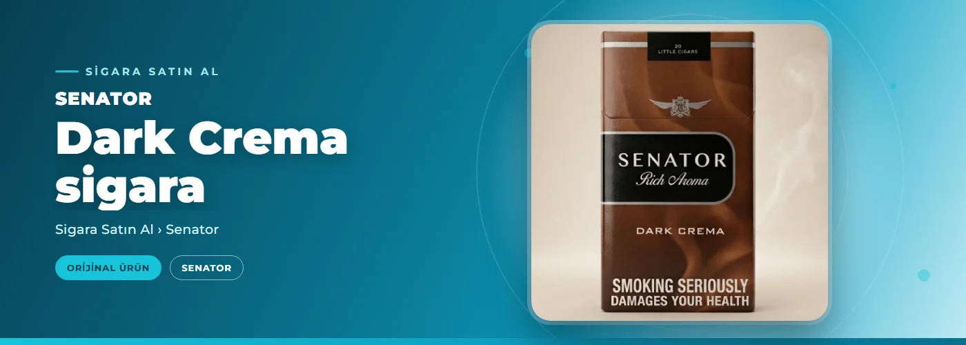 Senator Dark Crema sigara