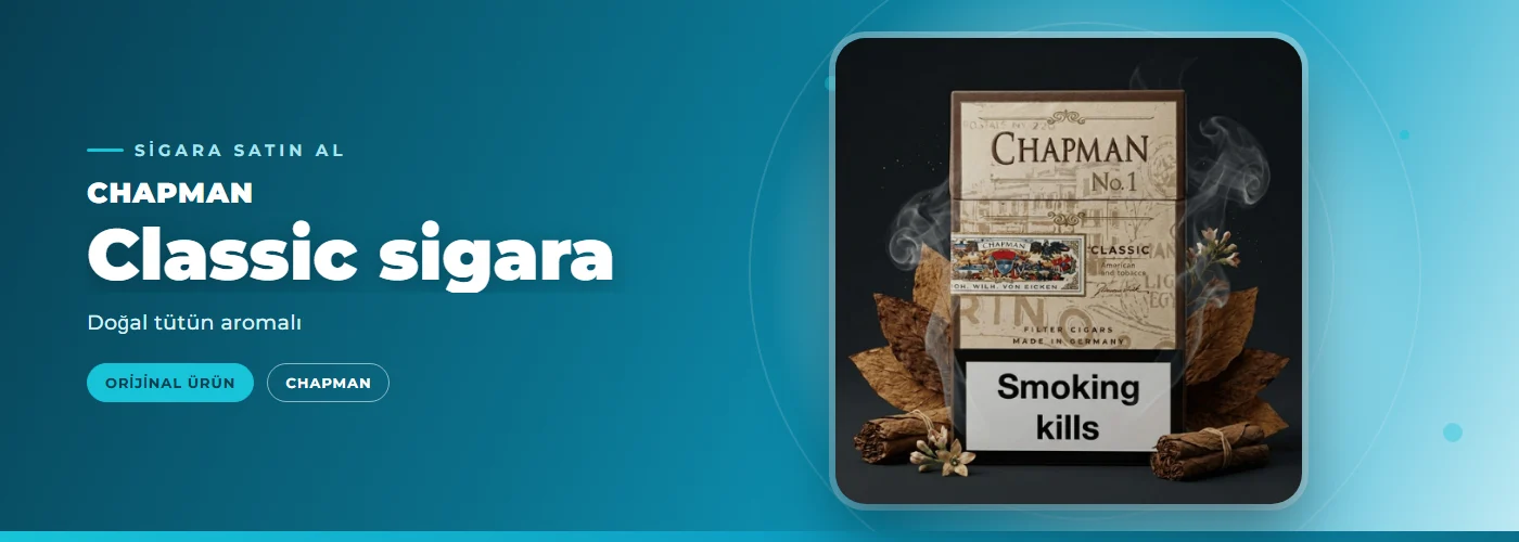 Chapman Classic sigara – Doğal tütün aromalı