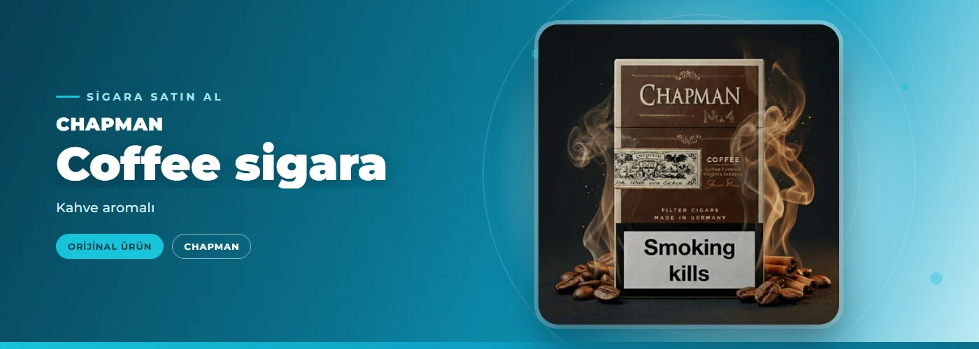 Chapman Coffee sigara – Kahve aromalı