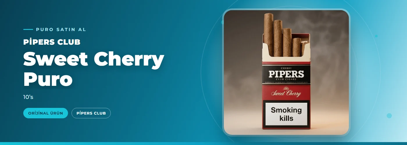 Pipers Club Sweet Cherry Puro – 10’s