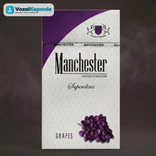 Manchester Superslims Grape sigara- Üzüm aromalı