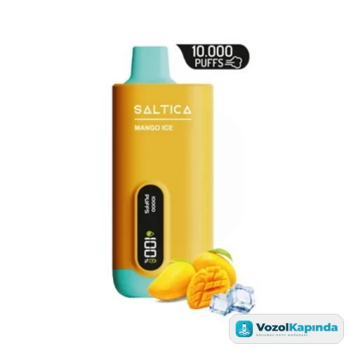 Saltica 10000 Mango Ice Puff - Dijital ekranlı