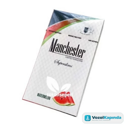 Manchester Superslims Watermelon sigara - Karpuz aromalı - görsel 2