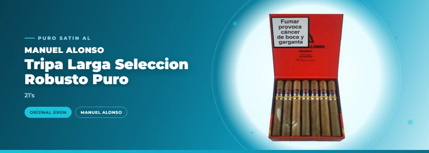 Manuel Alonso Tripa Larga Seleccion Robusto Puro – 21’s