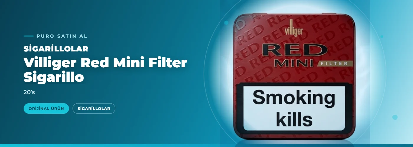 Villiger Red Mini Filter Sigarillo – 20’s