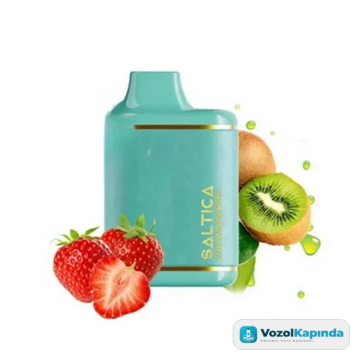 Saltica 7000 Kiwi Strawberry Puff - Leather Series