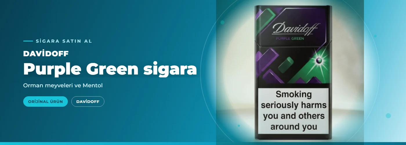 Davidoff Purple Green sigara – Orman meyveleri ve Mentol