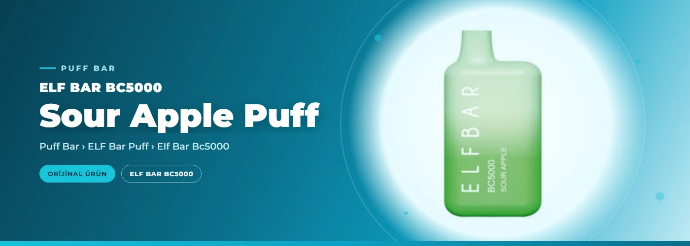 Elf Bar BC5000 Sour Apple Puff