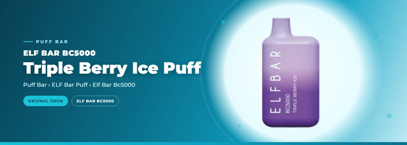 Elf Bar BC5000 Triple Berry Ice Puff