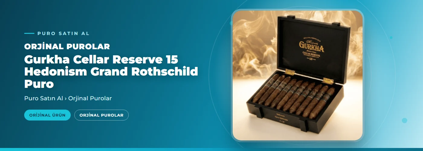 Gurkha Cellar Reserve 15 Hedonism Grand Rothschild Puro