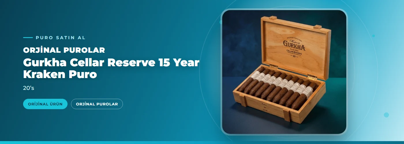 Gurkha Cellar Reserve 15 Year Kraken Puro – 20’s