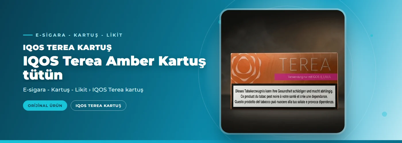 IQOS Terea Amber Kartuş tütün