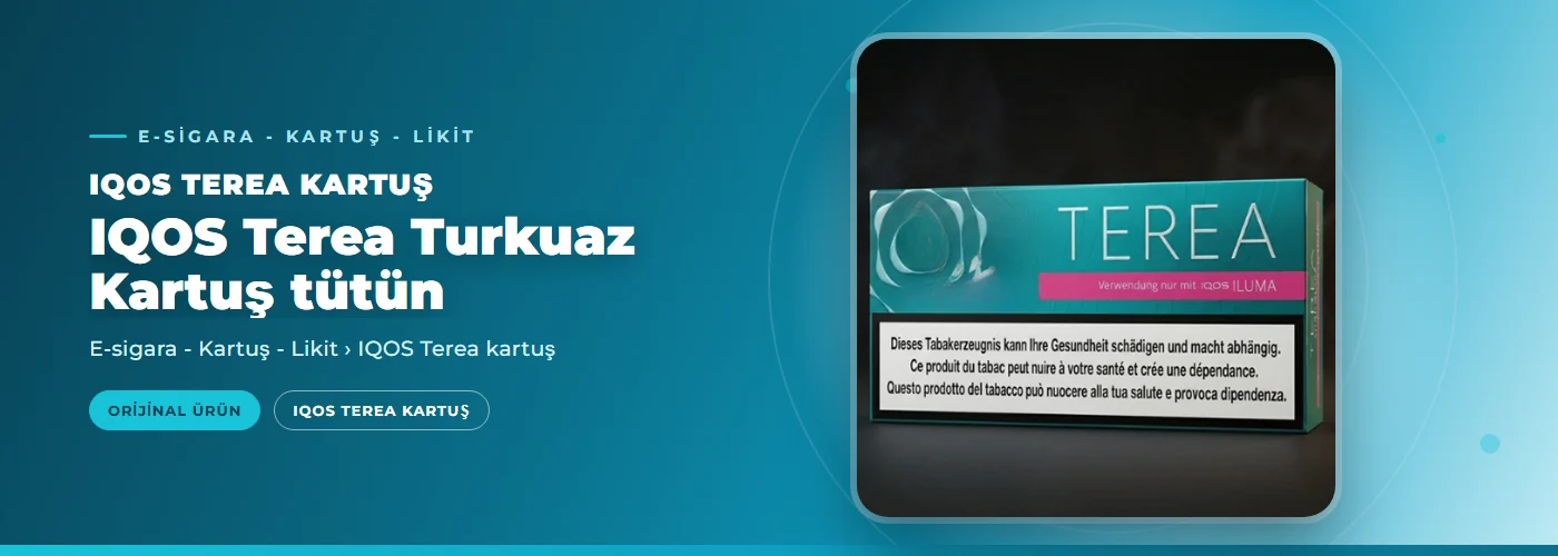 IQOS Terea Turkuaz Kartuş tütün