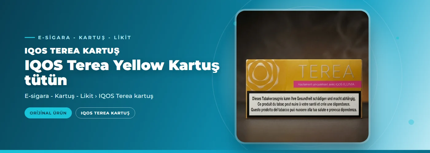 IQOS Terea Yellow Kartuş tütün