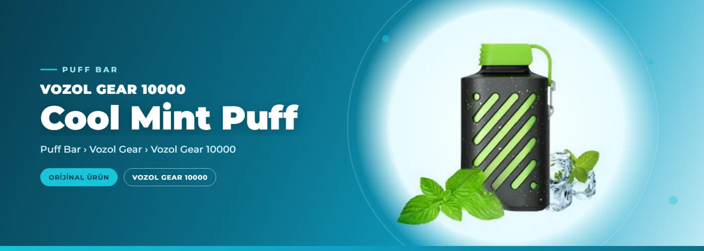 Vozol Gear 10000 Cool Mint Puff