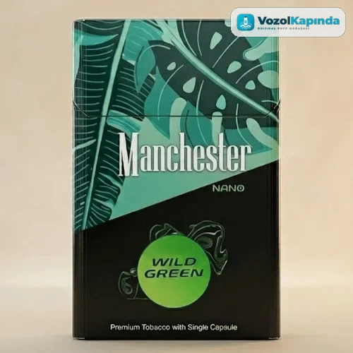 Manchester Wild Green Nano Superslim - Mentol aromalı