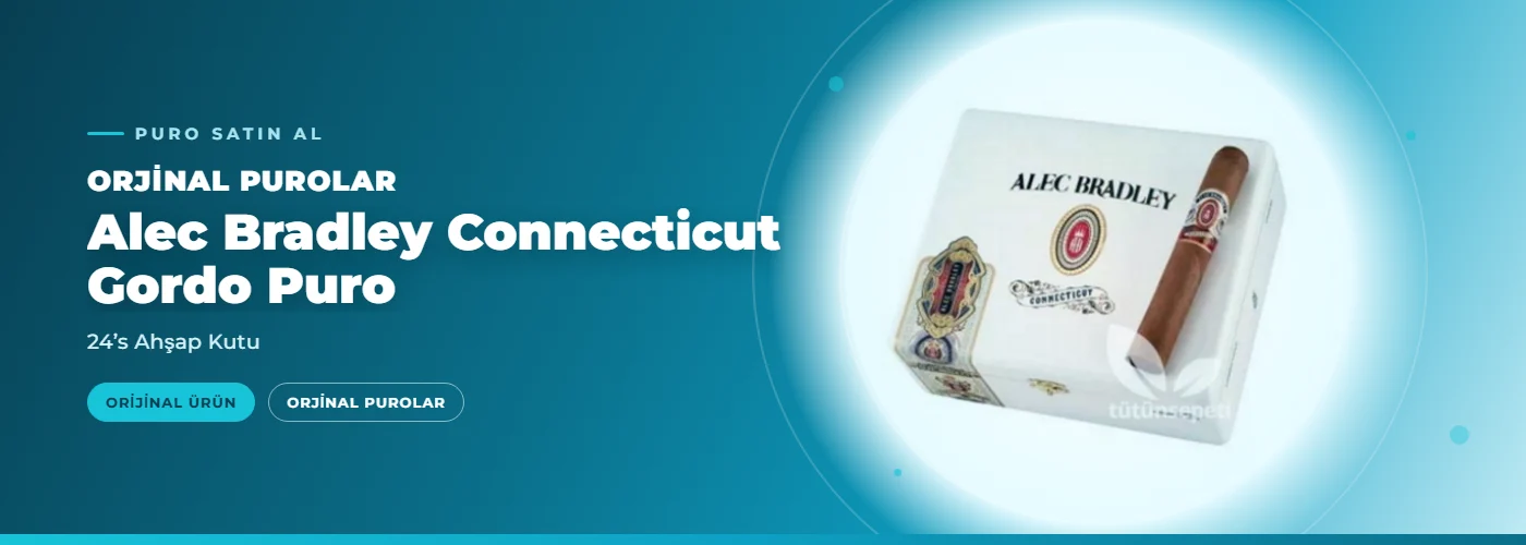 Alec Bradley Connecticut Gordo Puro – 24’s Ahşap Kutu
