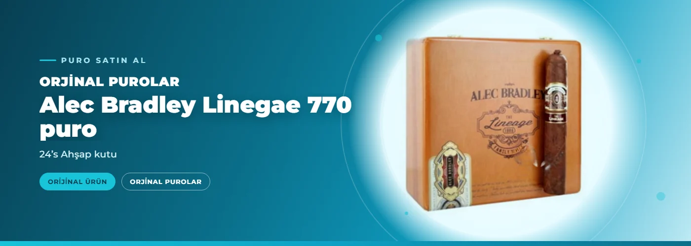 Alec Bradley Linegae 770 puro – 24’s Ahşap kutu