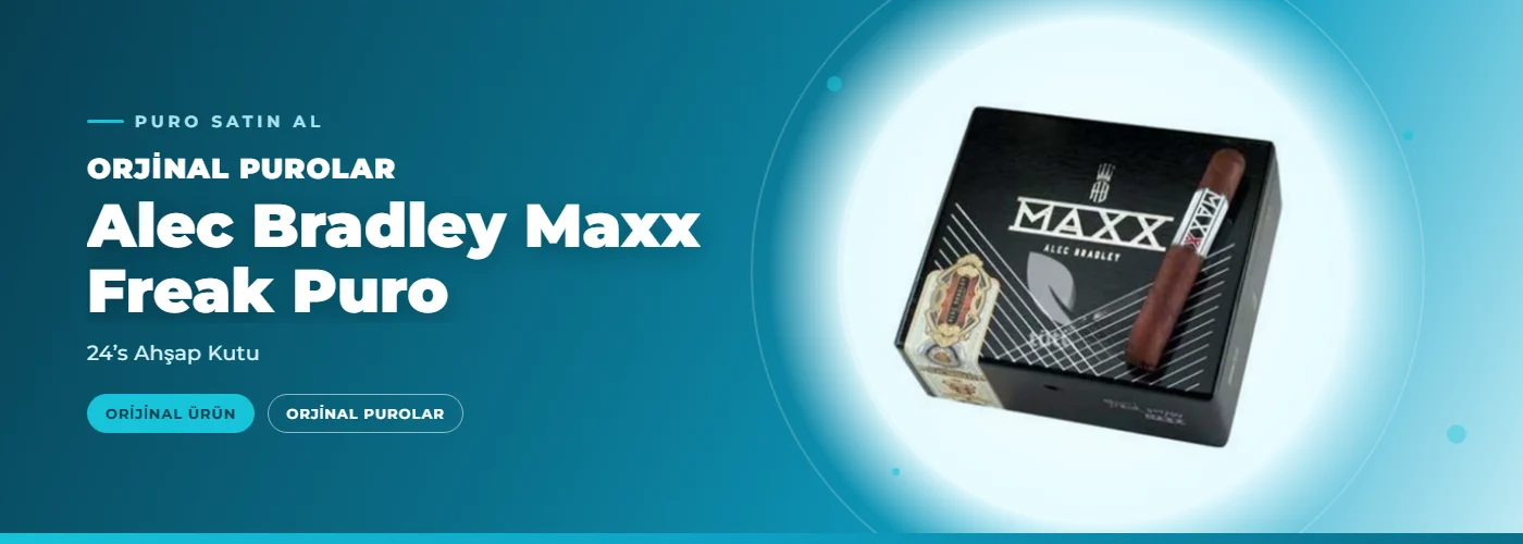 Alec Bradley Maxx Freak Puro – 24’s Ahşap Kutu