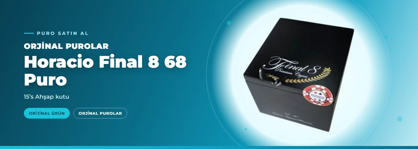 Horacio Final 8 68 Puro Satın Al – 15’s Ahşap kutu