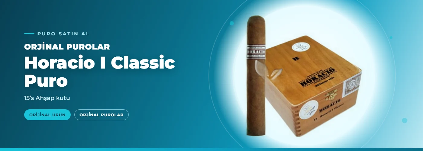 Horacio I Classic Puro Satın Al – 15’s Ahşap kutu
