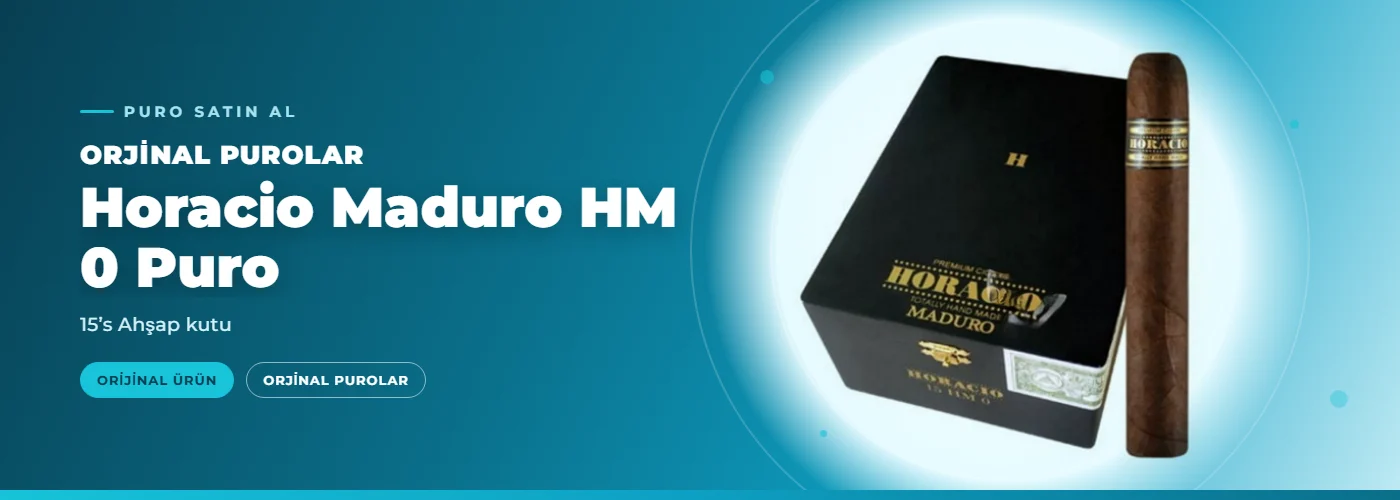 Horacio Maduro HM 0 Puro Satın Al – 15’s Ahşap kutu