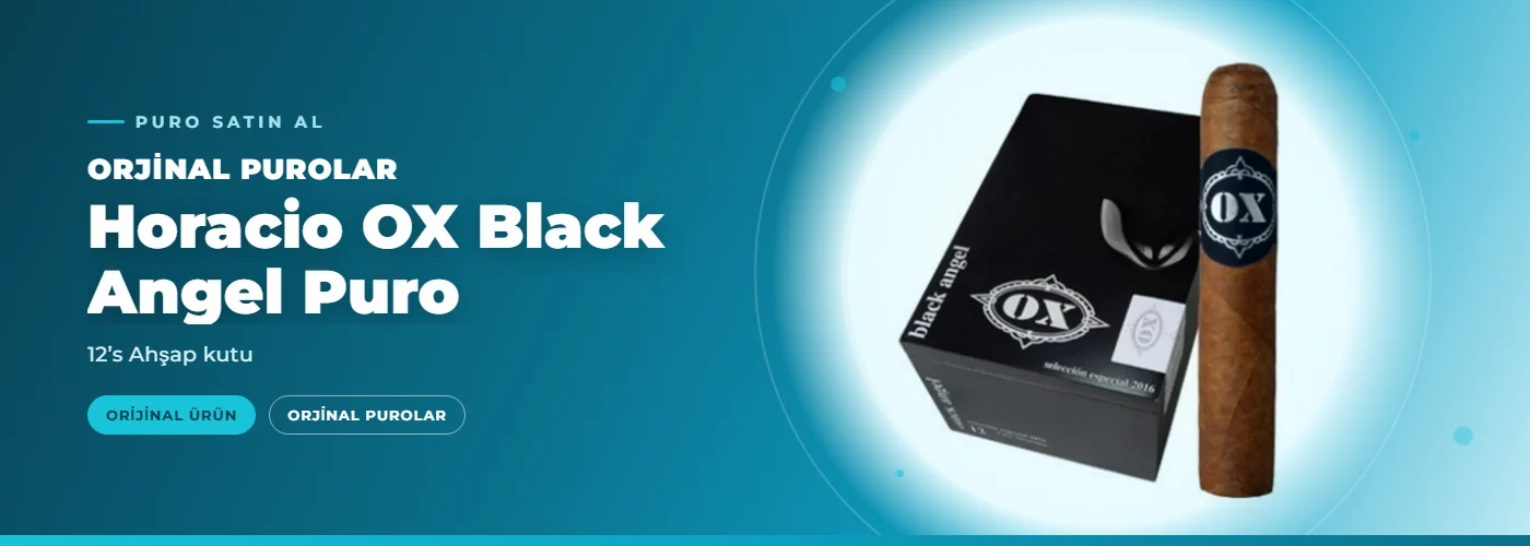 Horacio OX Black Angel Puro Satın Al – 12’s Ahşap kutu